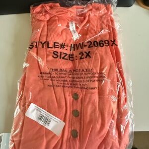 Zenana Door Bster Plus Snap Front Cardigan Sweater C11-C12